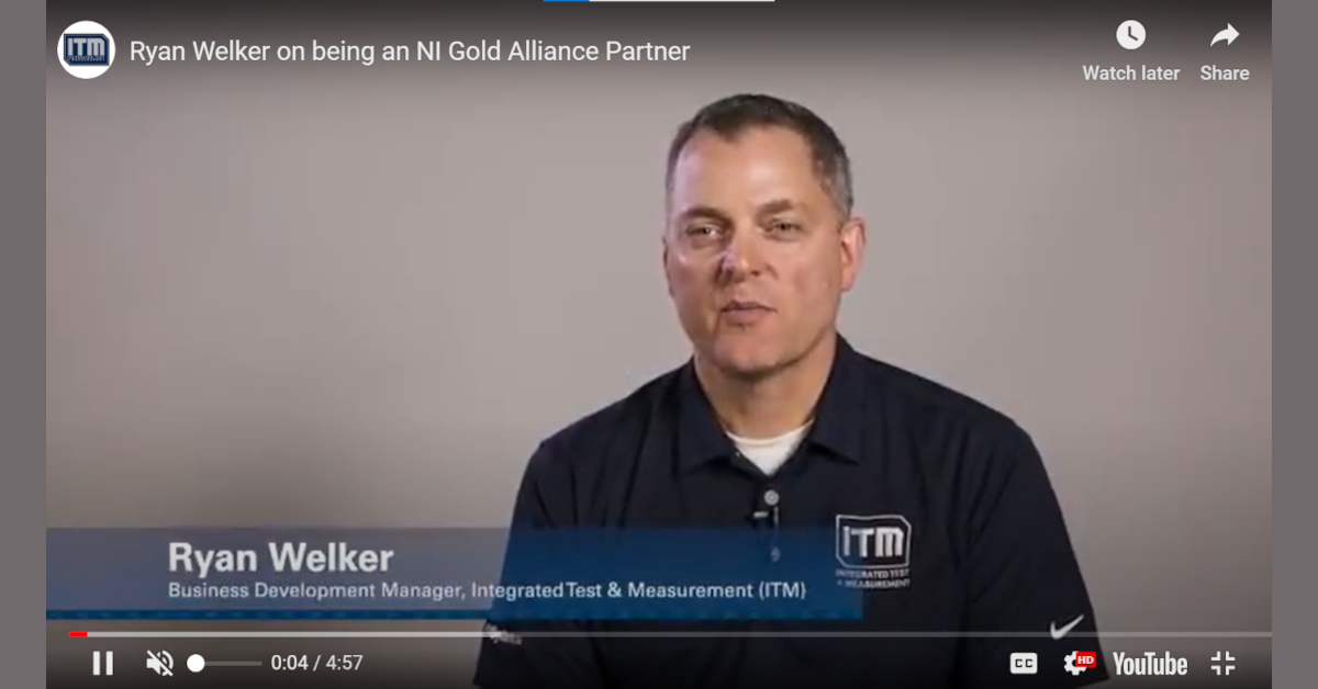 ITM @ NI Week: Alliance Day Session – Generate Revenue Now