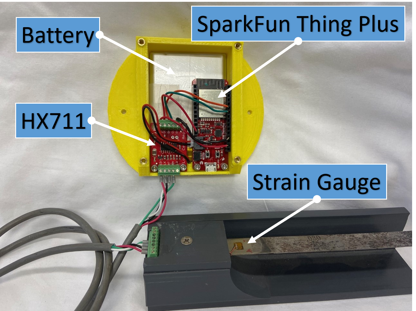 Strain Gauge Arduino Circuit Diagram