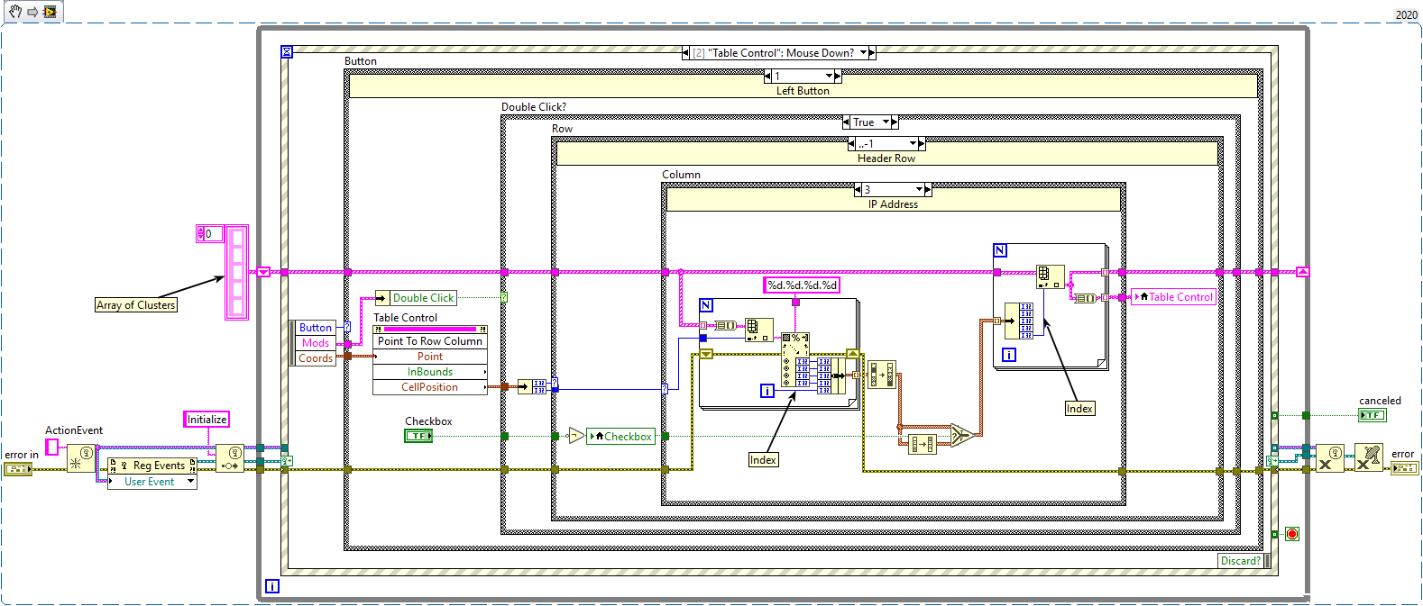 labview build array