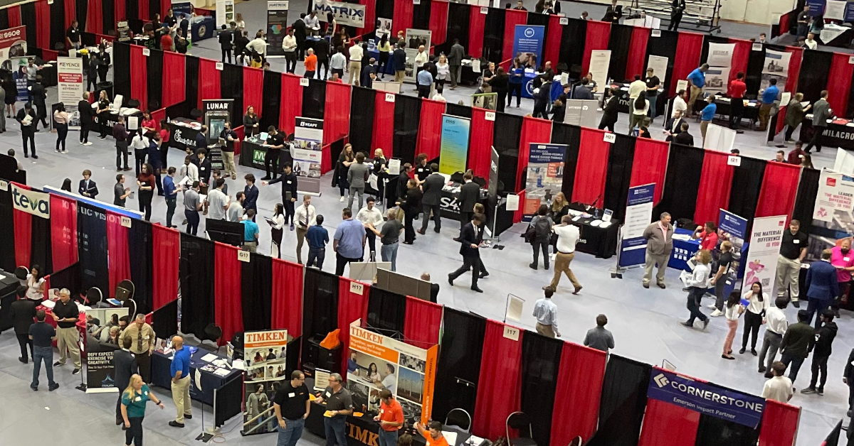 UC Career Fair from Above