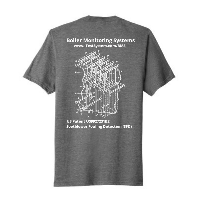 Boiler Monitoring Systems - Sootblower Fouling Detection T-Shirt Back