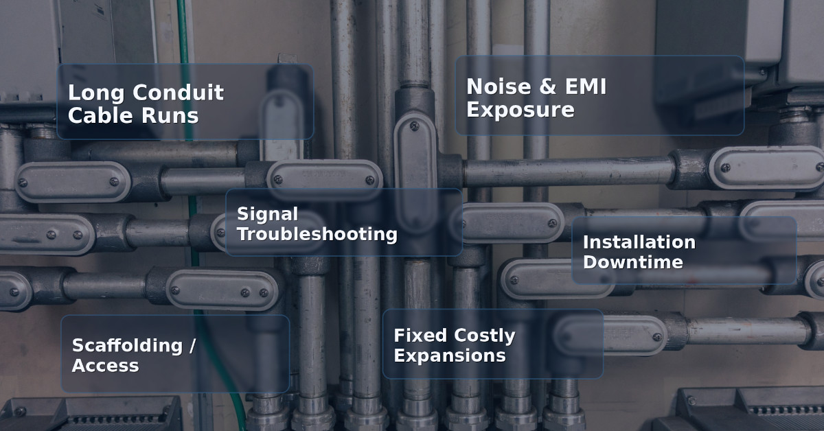Industrial Conduit with Overlay